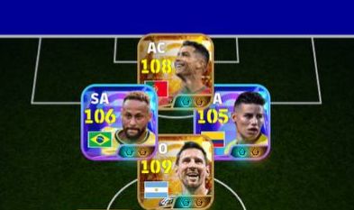 CONTA FULL! RONALDO 108 + MESSI 110 + NEY BLITZ + DESAILLY + THURAM + CECH E+++!