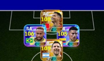 CONTA FULL! RONALDO 108 + MESSI 110 + NEY BLITZ + DESAILLY + THURAM + CECH E+++!