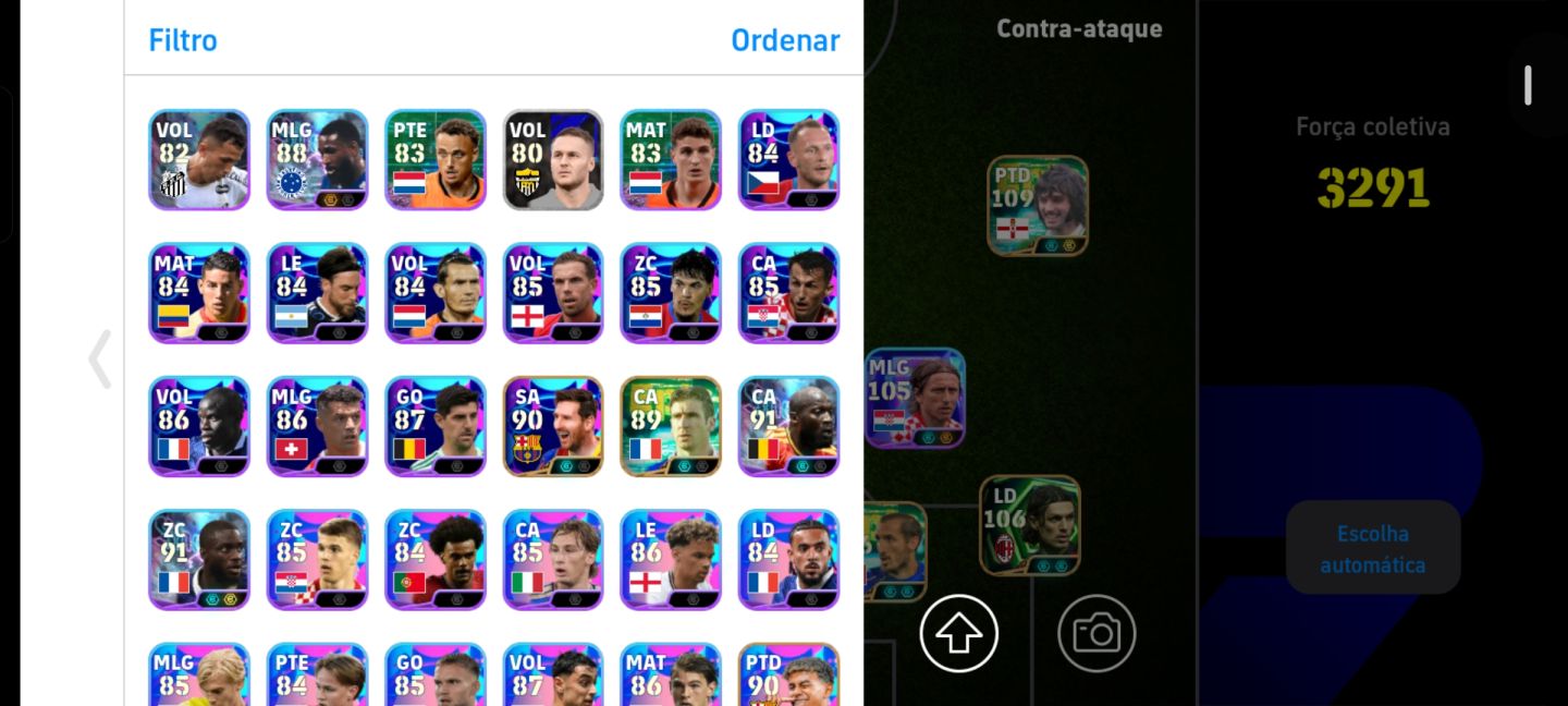CONTA EFFOTBAL FORÇA COLETIVA 3292 COM MUITOS ÉPICOS BIGTIMES,KONAMI ID!Negocio