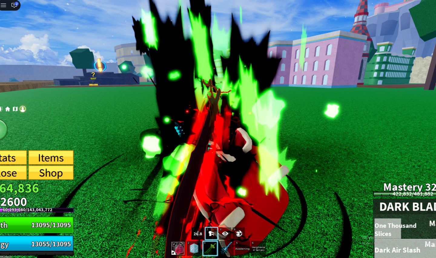 Conta de Blox Fruits completa com Dark blade, Storage e muitas frutas no inv