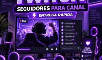 1.000 Seguidores Twitch | Reposição 30 Dias