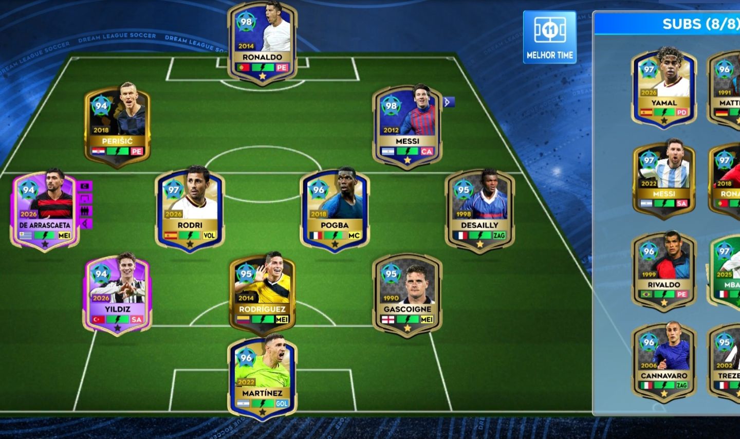 Dream league 26 conta top