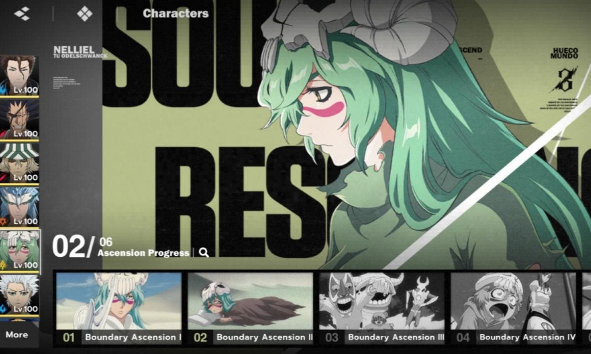 Conta Bleach Soul Resonance Lv79 EndGame AizenB6 + ArmaS5 todos com armas e mais