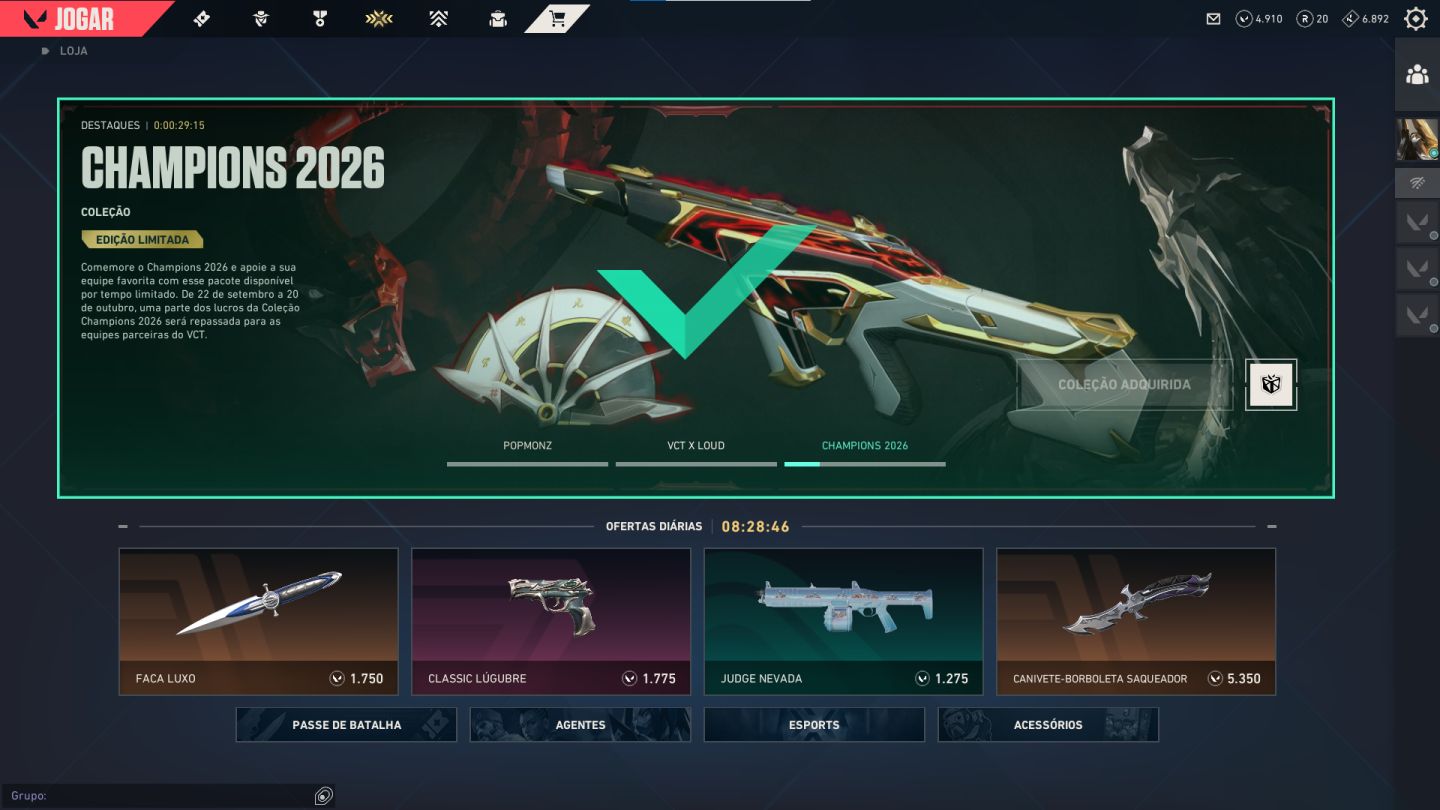 Conta valorant LV 75 com 4.910vp para gastar na conta!!!!!! COM CHAVEIRO ASC!!