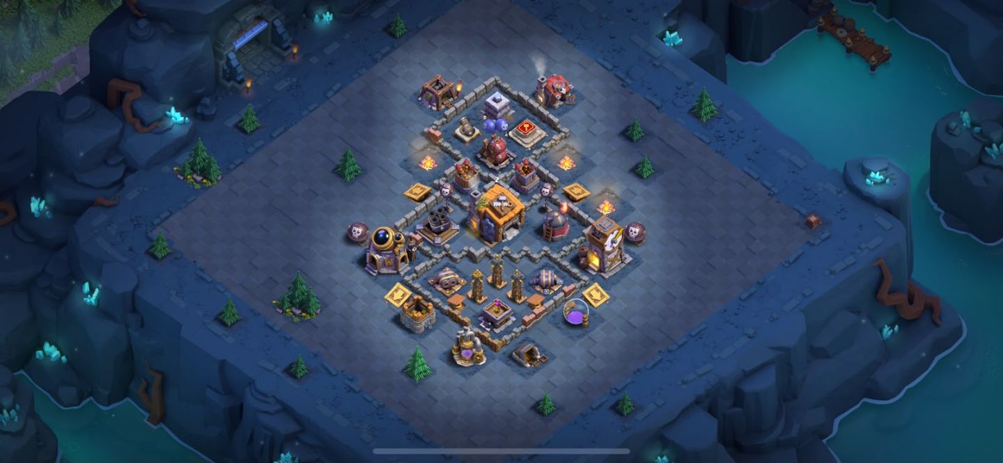 Base TH14 Clash of Clans Layout Defensivo Completo