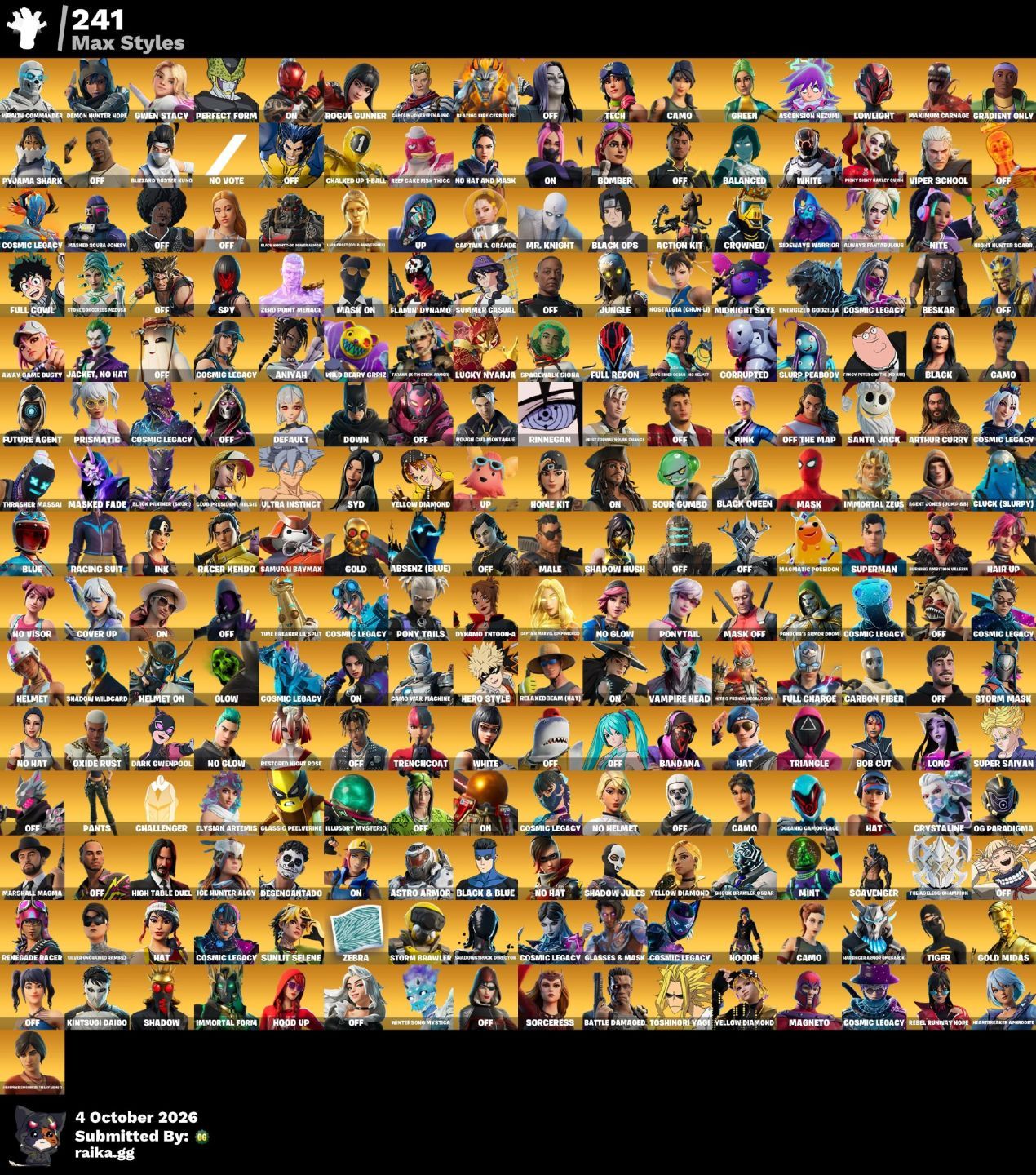 CONTA DE FORTNITE 900 SKINS | TRAVIS SCOTT | IKONIK | GLOW | INDIGO KUNO