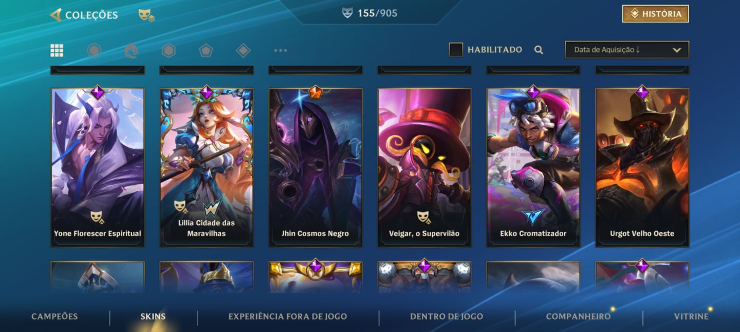 Conta de wild rift