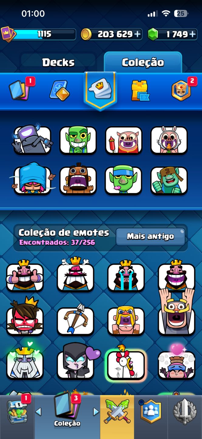 CONTA Clash Royale 10K troféus
