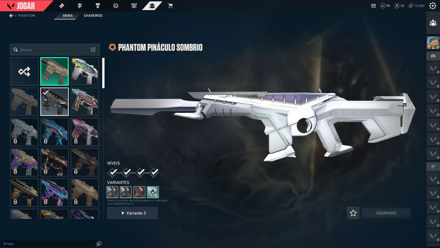 CONTA VALORANT COM AS SKINS MAIS DESEJADAS DO GAME