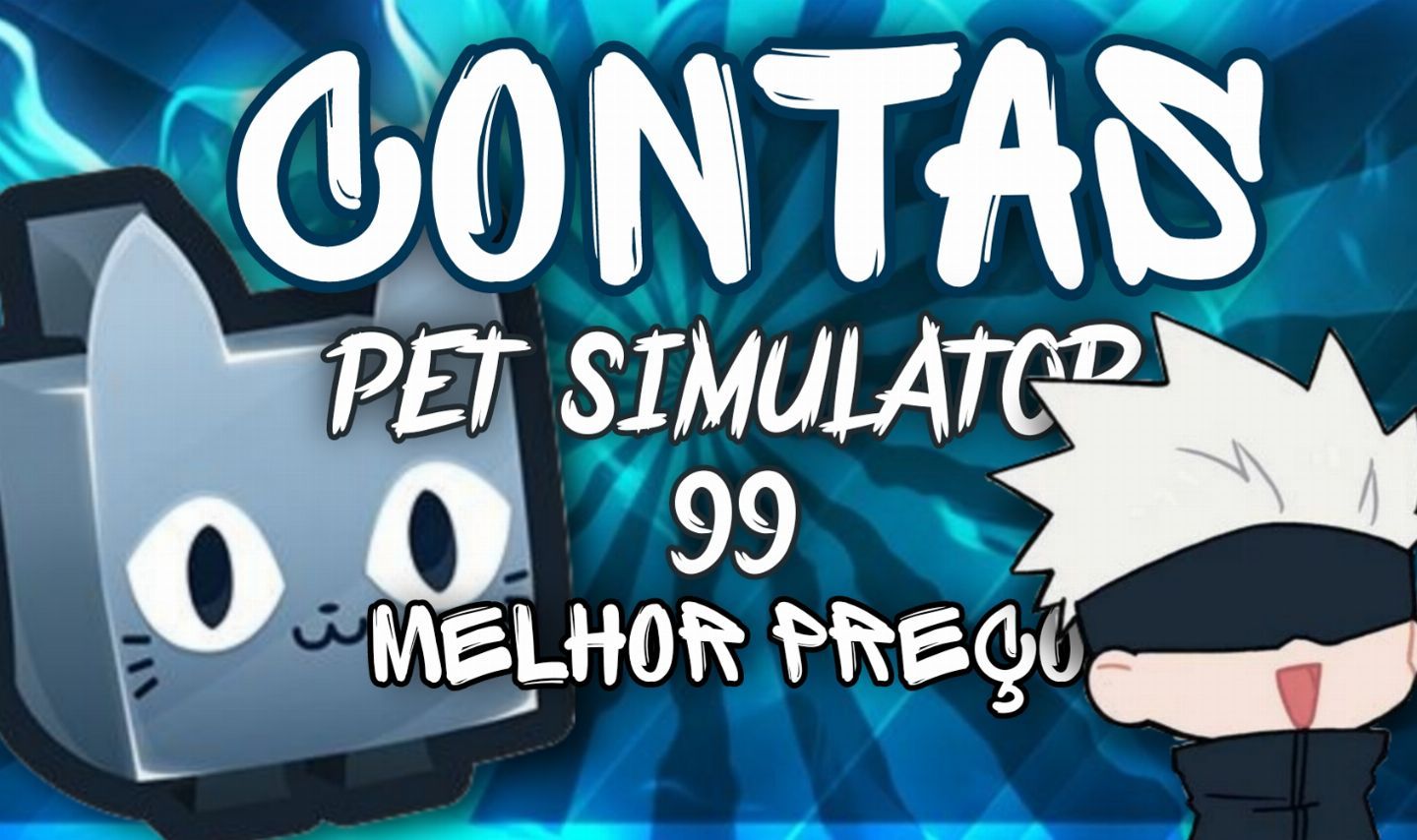 (PROMOÇÃO) CONTAS PET SIMULATOR 99