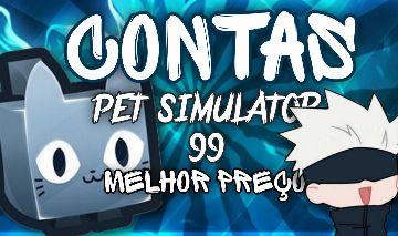 (PROMOÇÃO) CONTAS PET SIMULATOR 99