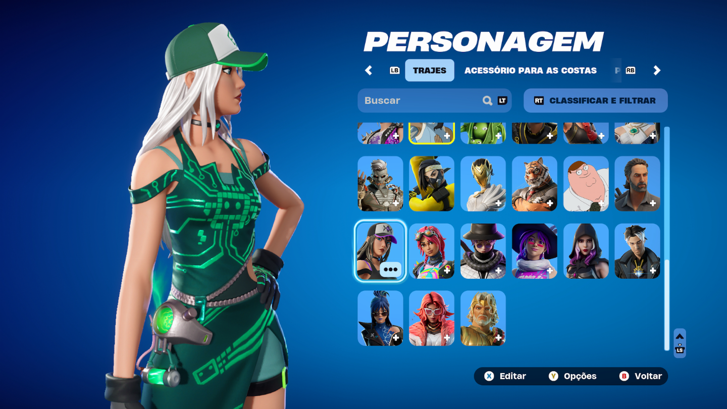 CONTA DE FORTNITE CRIADA EM 2018 COM VARIAS SKINS