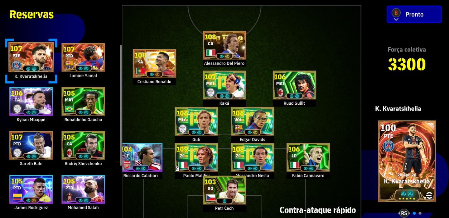 CONTA EFOOTBALL PC / MOBILE CHEIO DE EPICOS E BIG TIME SHOW TIME !!