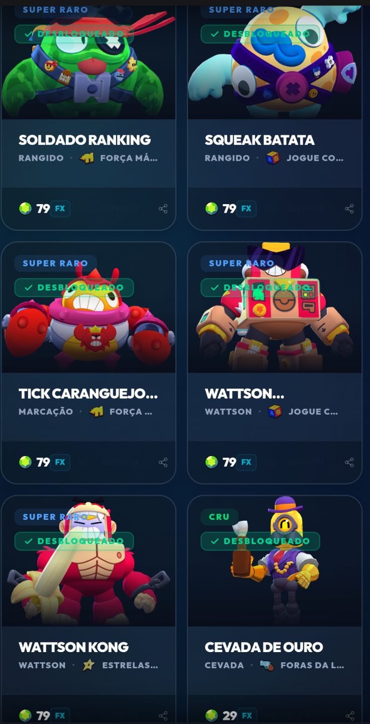 Conta Brawl Stars Diamante I