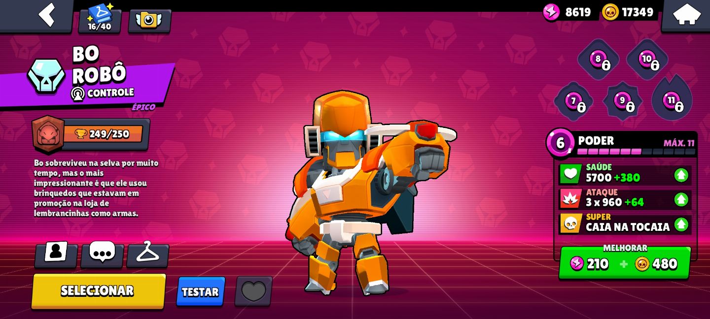 Conta de brawl com 7 passe 2020 45k