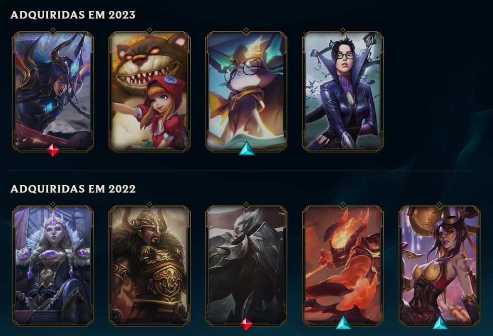 Conta LoL Diamante 4 38 PDL - 165 SKINS