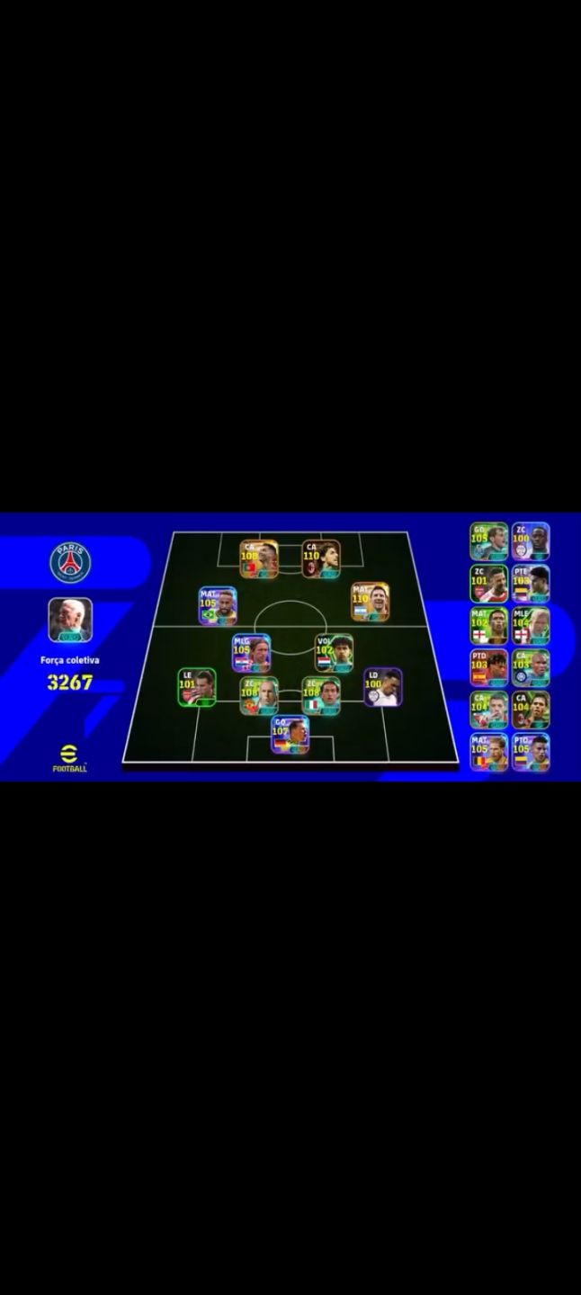 CONTA DE EFOOTBALL TIME TOP