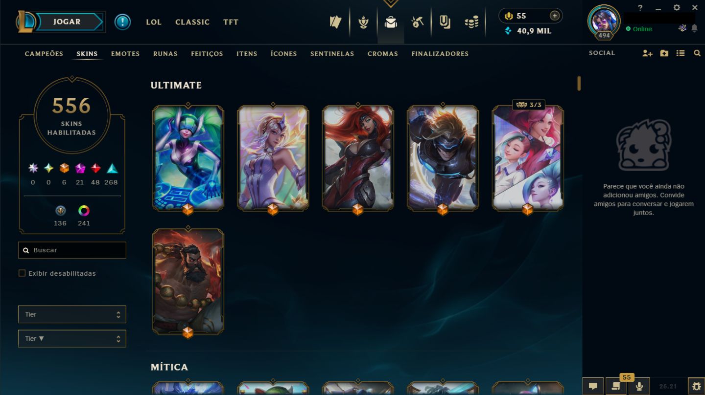 Conta Esmeralda - 556 Skin