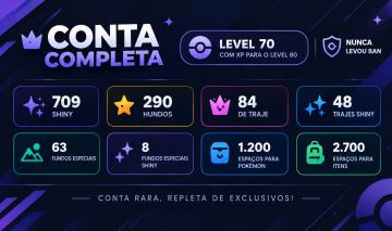 Pokémon GO Level 70 | 709 Shiny | 290 Hundo | Darkrai Shundo NUNCA BANIDA!