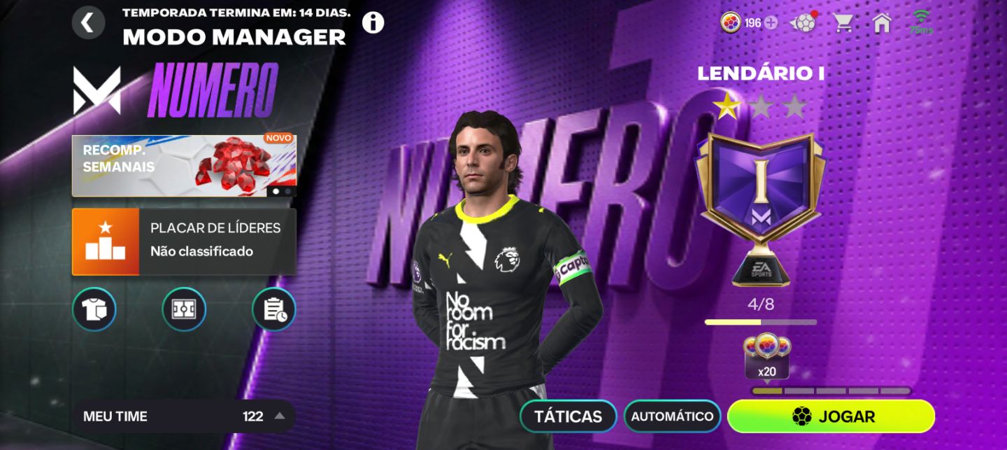 Conta de FC mobile 26 ideal para subir de divisão (Olhem a legenda)