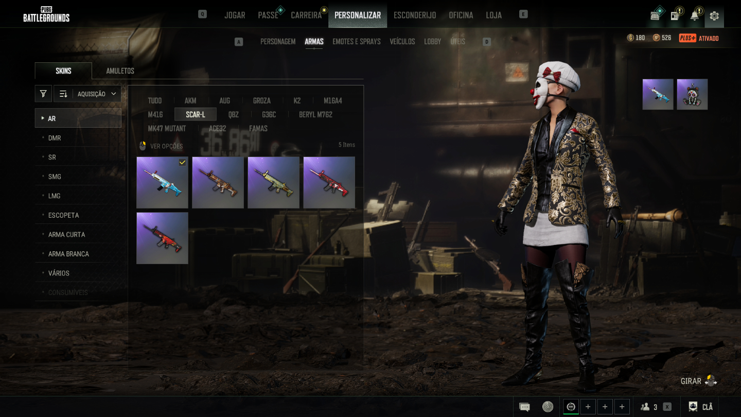 CONTA PUBG RARA E VALORIZADA +4.000 HORAS|+R$5.000 INVESTIDOS |SEM BAN|