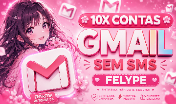 10x Contas Gmail Business Premium SEM SMS - (LEIA DESCRIÇÃO)