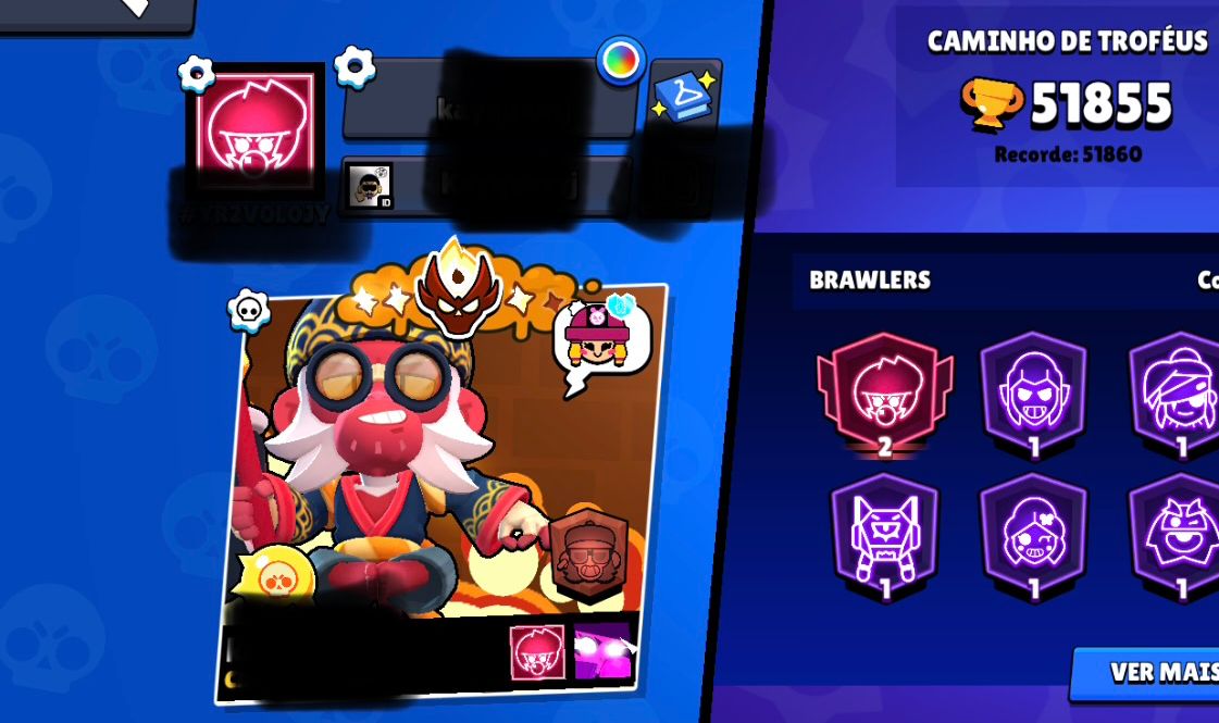 CONTA DE BRAWL STARS, 4 MESTRE VÁRIAS HYPER, SKINS RARAS, TODOS OS BRAWLER +9 pd