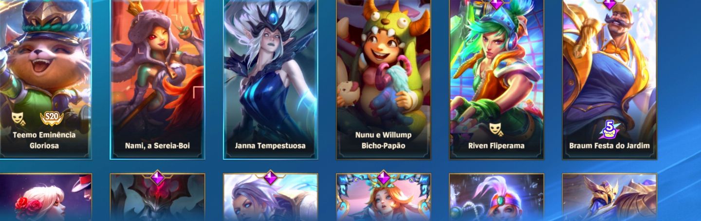 Conta wild Rift 77 Skin quase todos campeões Conta valorant lvl 10