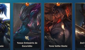 Conta wild rift Ex Challenger 35 Skins