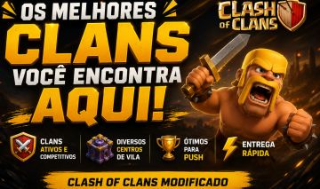 Clans a venda entrega rápida e segura varias opções
