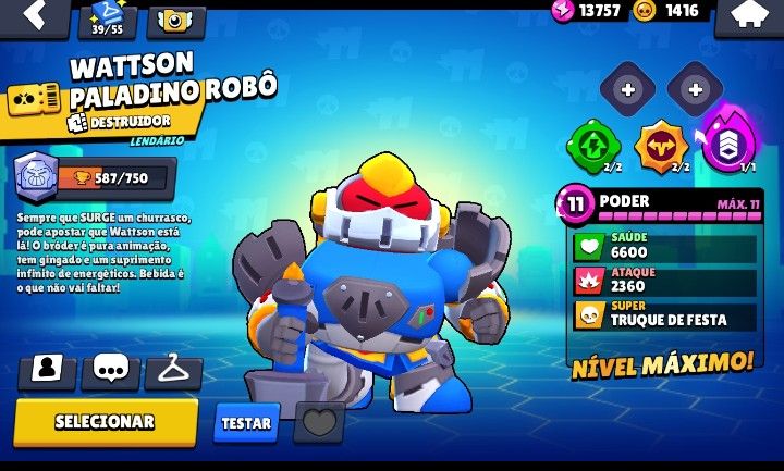 Conta de BRAWL STARS 2019 COM PRIMEIRO PASSE E 38K DE TROFEUS !!!!!!!