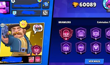 Conta de Brawl Stars Muitas Skins