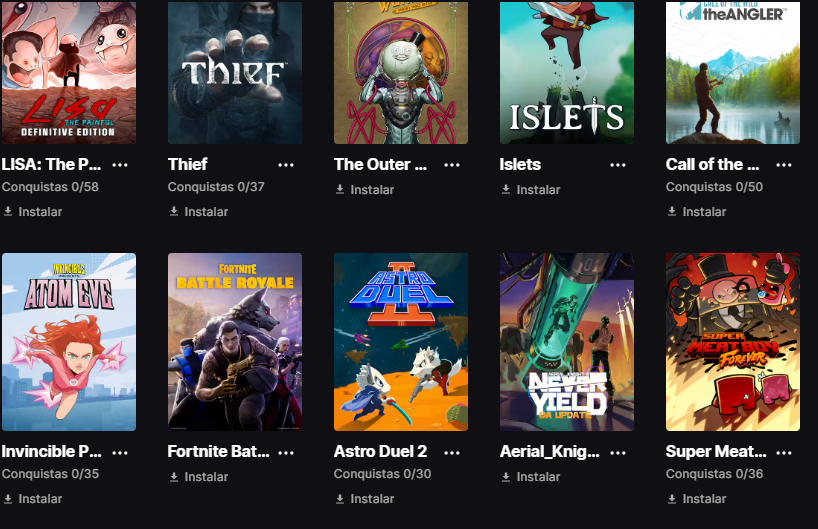 Conta Fortnite + Vários Jogos na Epic Games | Acesso Completo