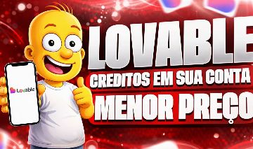[MELHOR PREÇO DA GGMAX] Lovable.dev - Recarga direta na sua conta + BRINDE