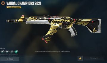 Conta Valorant Full | Karambit 21 + Vandal Champions 21 + VCT Lock In | R$7.6k