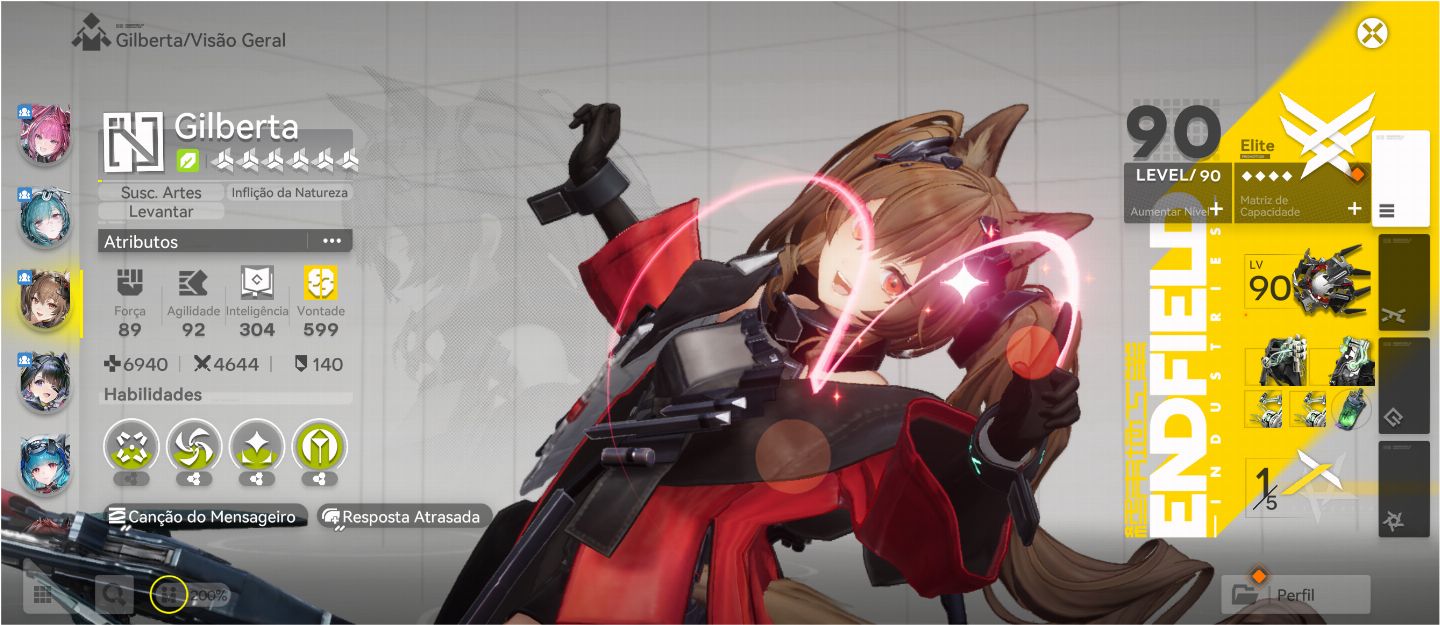 Conta ENDGAME Arknights TIME YVONE