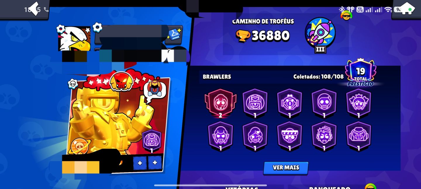 Conta BRAWL STARS muito boa!! Olhem as fotos!!!