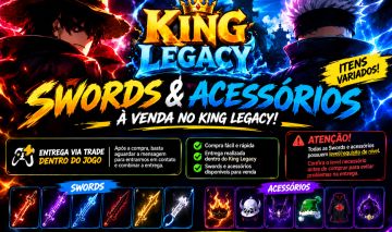 SWORD ACESSÓRIOS E MATÉRIAS KING LEGACY