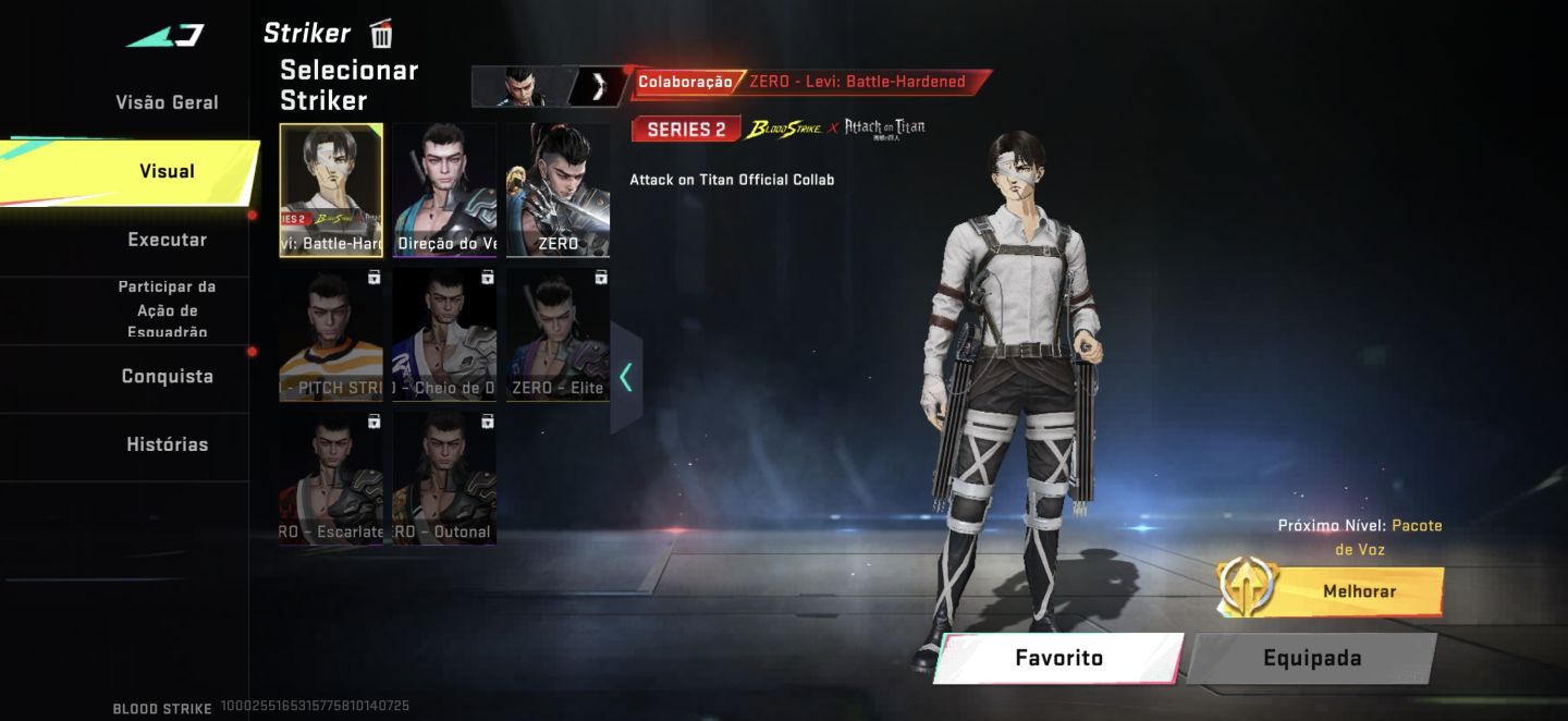 CONTA DE blood strike completinha pronta pra jogar