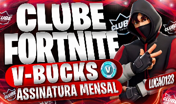 Contas com o clube Fortnite+V-bucks( Pacotes Imperdíveis)