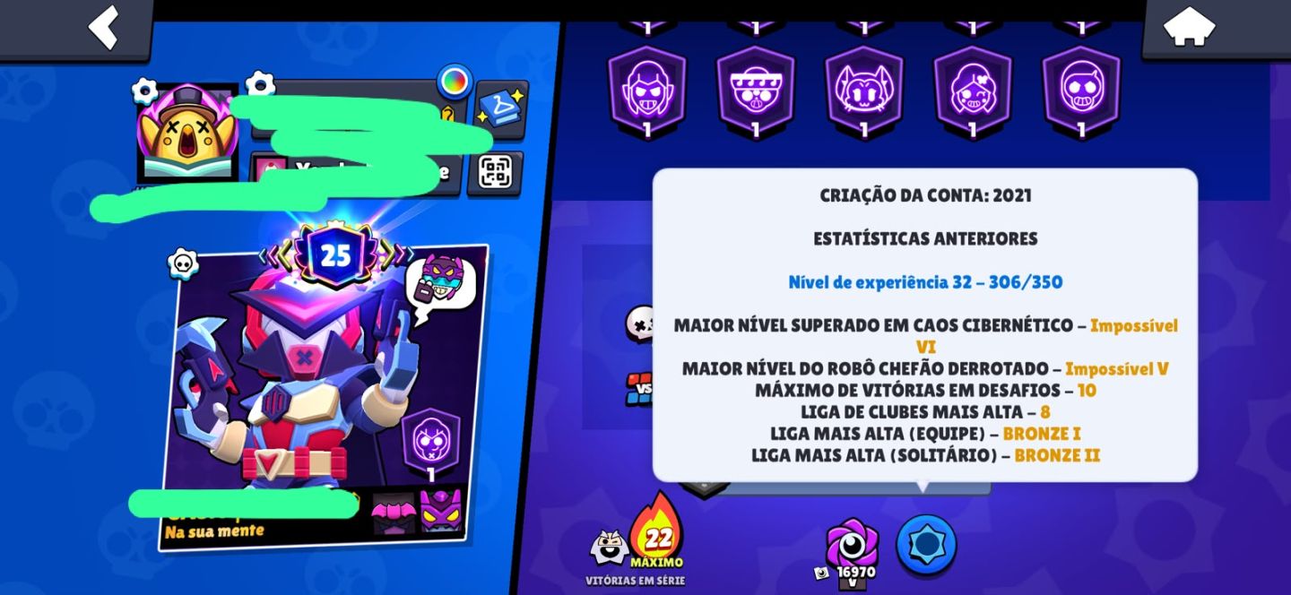 Conta de BRAWL STAR de SUPERCELL ID