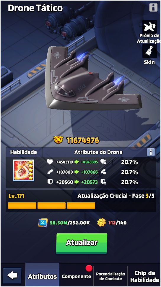 Last War HQ 35 | Tropas T11 Ativo | VIP 14 | Esquadrão 59.20M | Serv. 1091