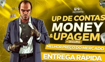 GTA 5 ONLINE PC - PACOTES DE DINHEIRO + UPAGEM DE CONTAS | NÍVEL & BRINDES