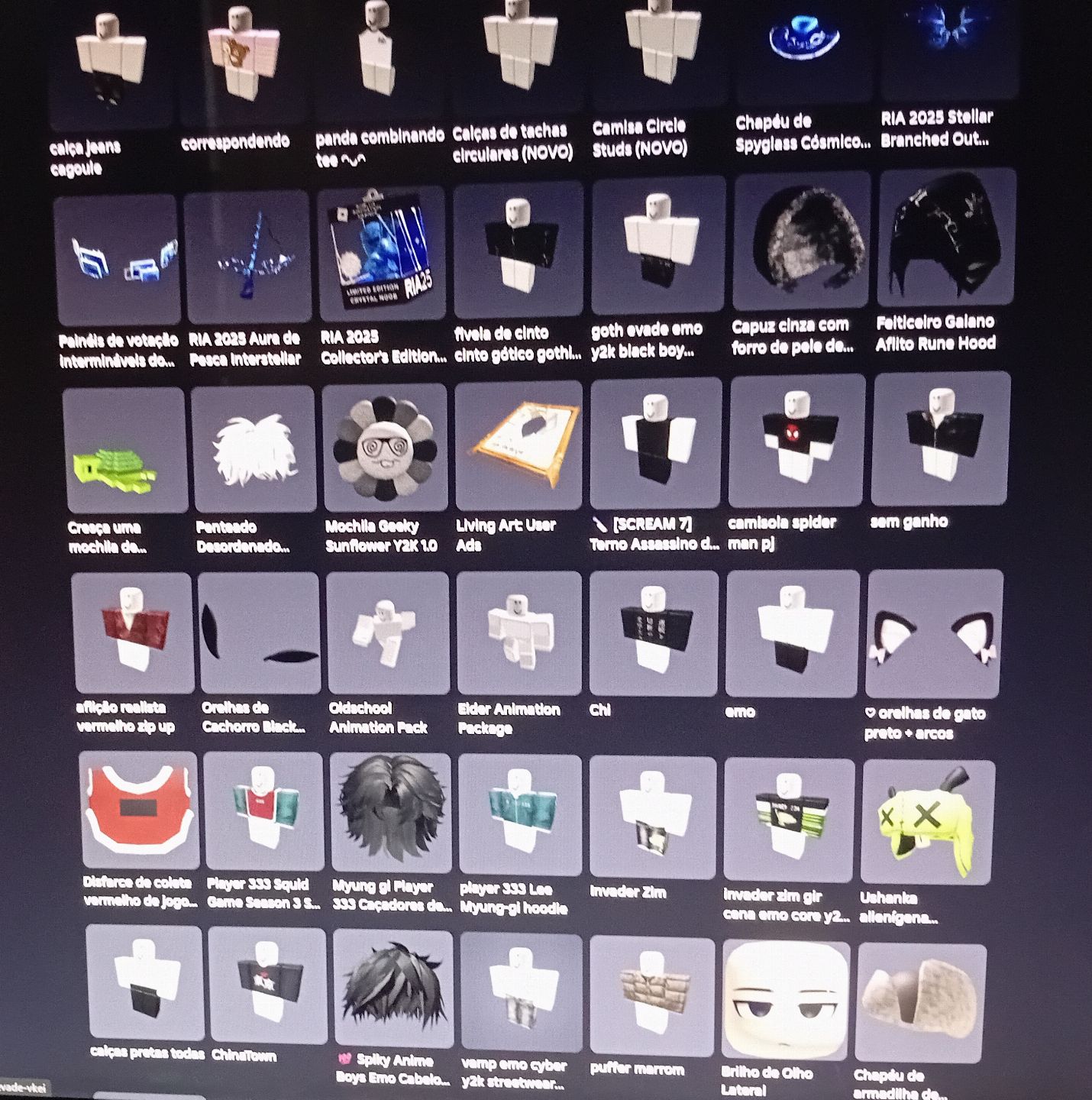 CONTA ROBLOX TOP MUITAS SKINS