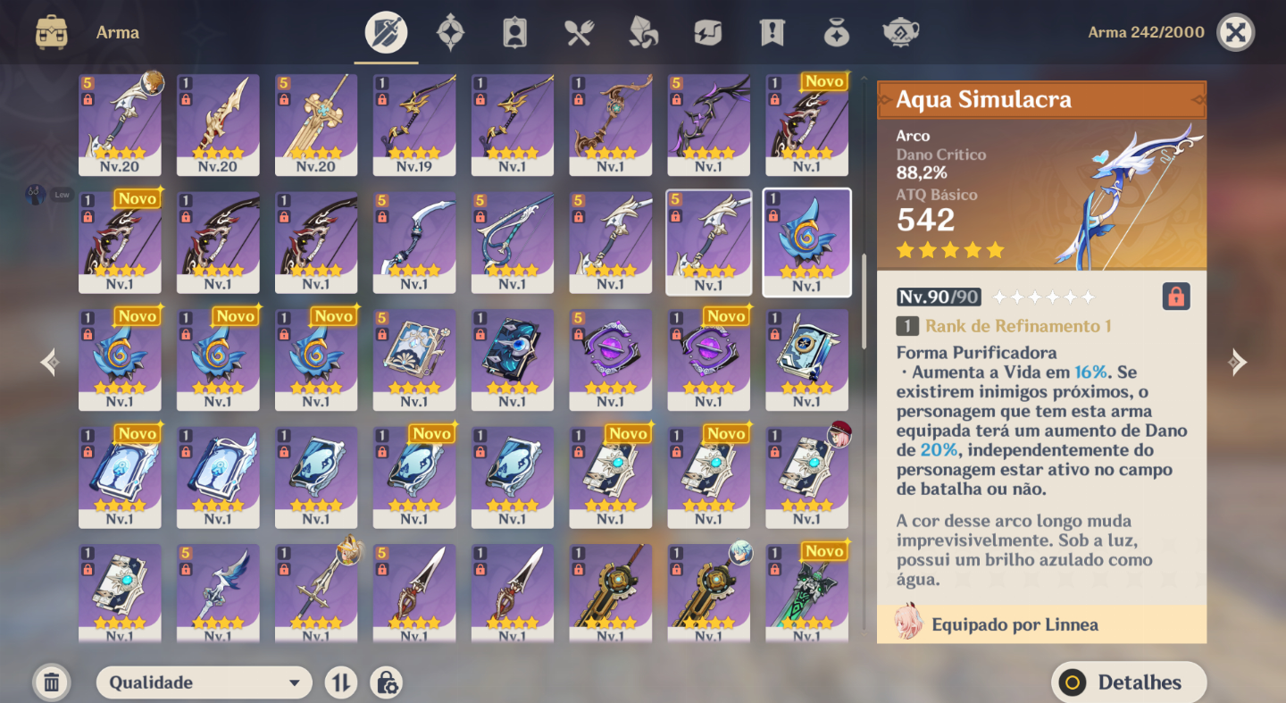 Conta AR60-NA, 38 Char T5 + 20 Armas T5 +150 pulls