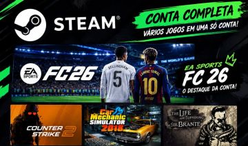 CONTA STEAM COM EA SPORTS FC 26