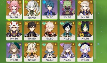 AR56 - USER LIVRE + GARANTIDO + NAHIDA, YAE MIKO, XILONEM, KAZUHA, VENTI E ++