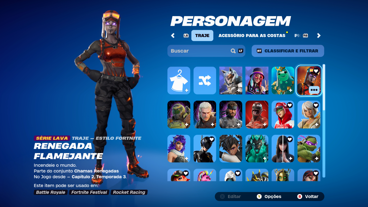 Conta de Fortnite 54 skins REAÇÃO