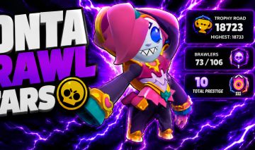 Conta brawl stars 18k troféus, 10 prestigios( 3 prestigio 2)