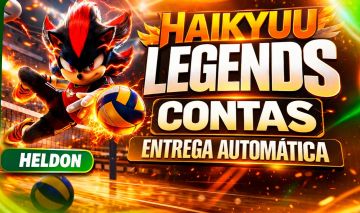 CONTAS HAIKYUU LEGENDS (PROMOÇÃO 70% OFF)